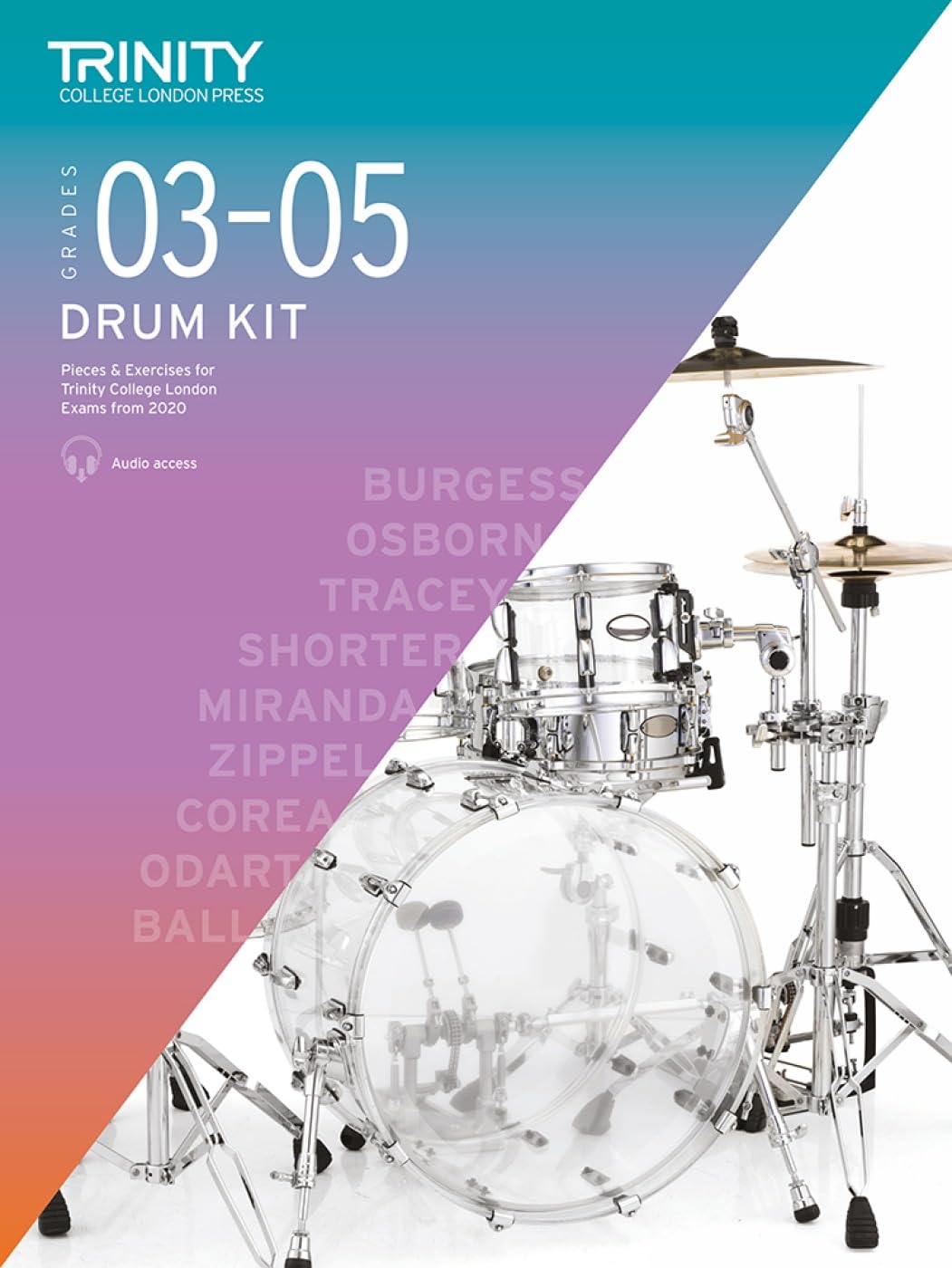 Trinity College London Drum Kit From 2020. Grades 35