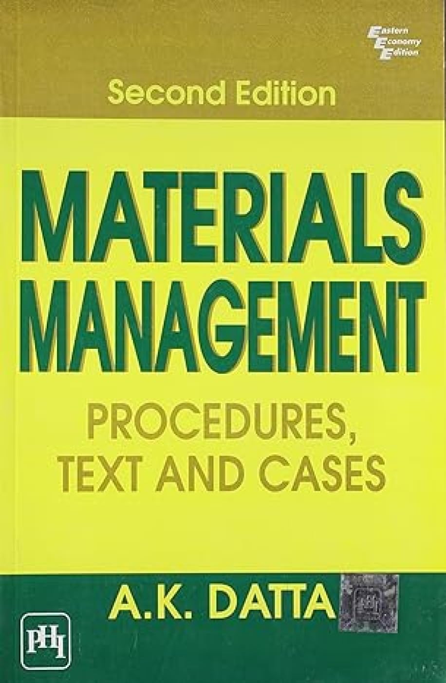 Materials Management: Procedures, Text and Cases
