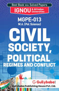 Gullybaba IGNOU MA Sem MGPE13 Civil Society, Political Regimes and Conflict in English  Latest Edition IGNOU Help Book with So