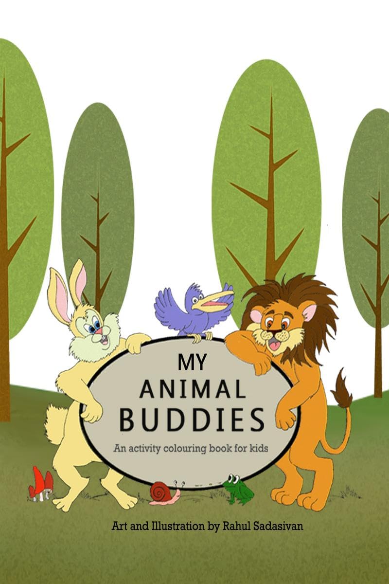 My Animal Buddies : A Colouring and Activity Book for Kids