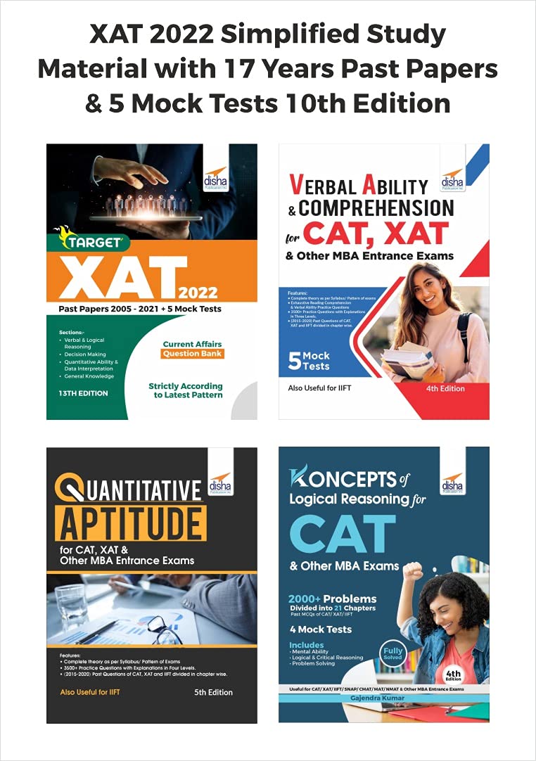 Xat Simplified Study Material With 17 Years Past Papers & 5 Mock Tests 10Th Edition