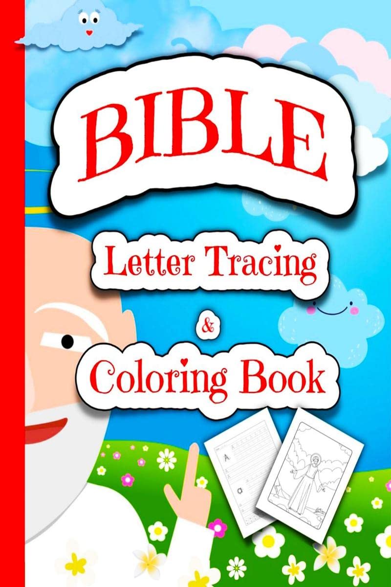 BIBLE Letter Tracing & Coloring Book