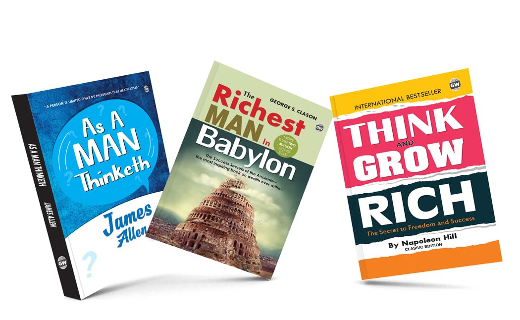 The Mastery Kit for Wealth & Success: Think & Grow Rich, The Richest Man in Babylon, As A Man Thinketh | Motivational Classics, 