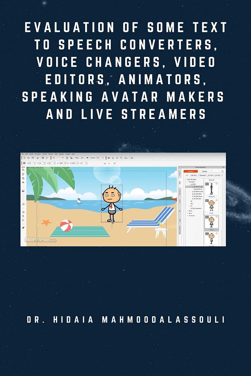 Evaluation of Some Text to Speech Converters, Voice Changers, Video Editors, Animators, Speaking Avatar Makers and Live Streamer