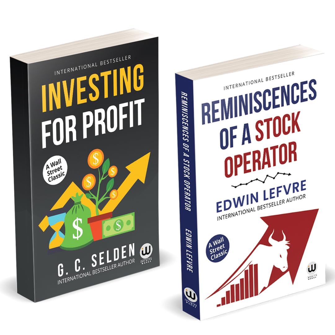 Investing For Profit | Reminiscences Of A Stock Operator | G. C. Selden Book | Edwin Lefevre | Combo Gift Set Pack | Gc Selden E