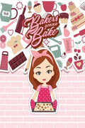 Bakers Gonna Bake : Desserts Blank Cookbook Recipes and Notes To Write In, Food journal