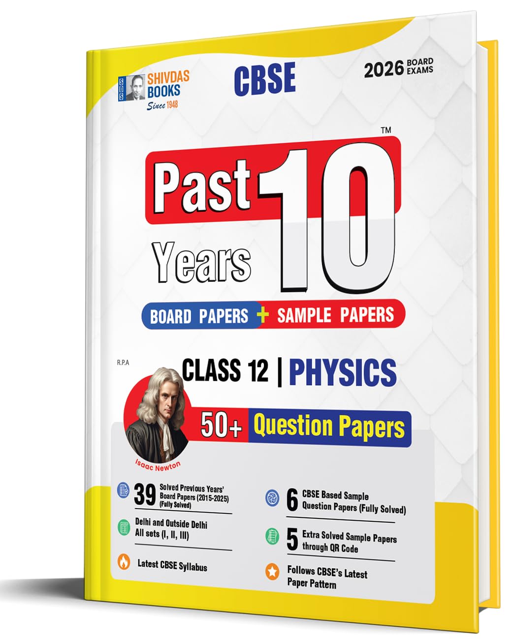 Shivdas Cbse Class 12 Past 10 Years Solved Papers (20152025) Physics 10+ Cbse Sample Papers Fully Solved Delhi And Od All Sets 
