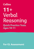 Letts 11+ Success  11+ Verbal Reasoning Quick Practice Tests Age 1011 for the GL Assessment tests