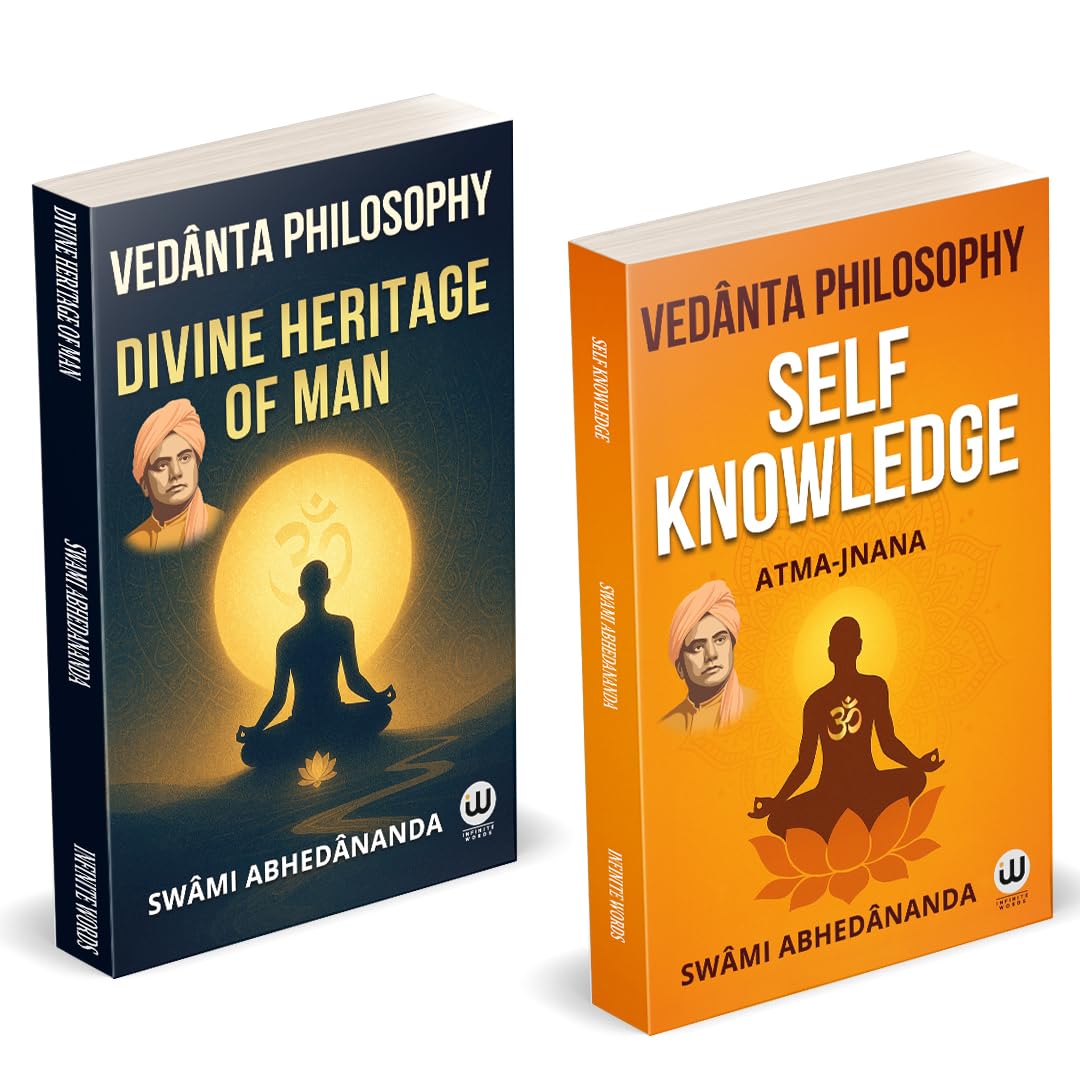 Divine Heritage Of Man | Self Knowledge | Swami Abhedananda | Combo Gift Pack Set | Hindu Spiritual Books In English Hinduism | 