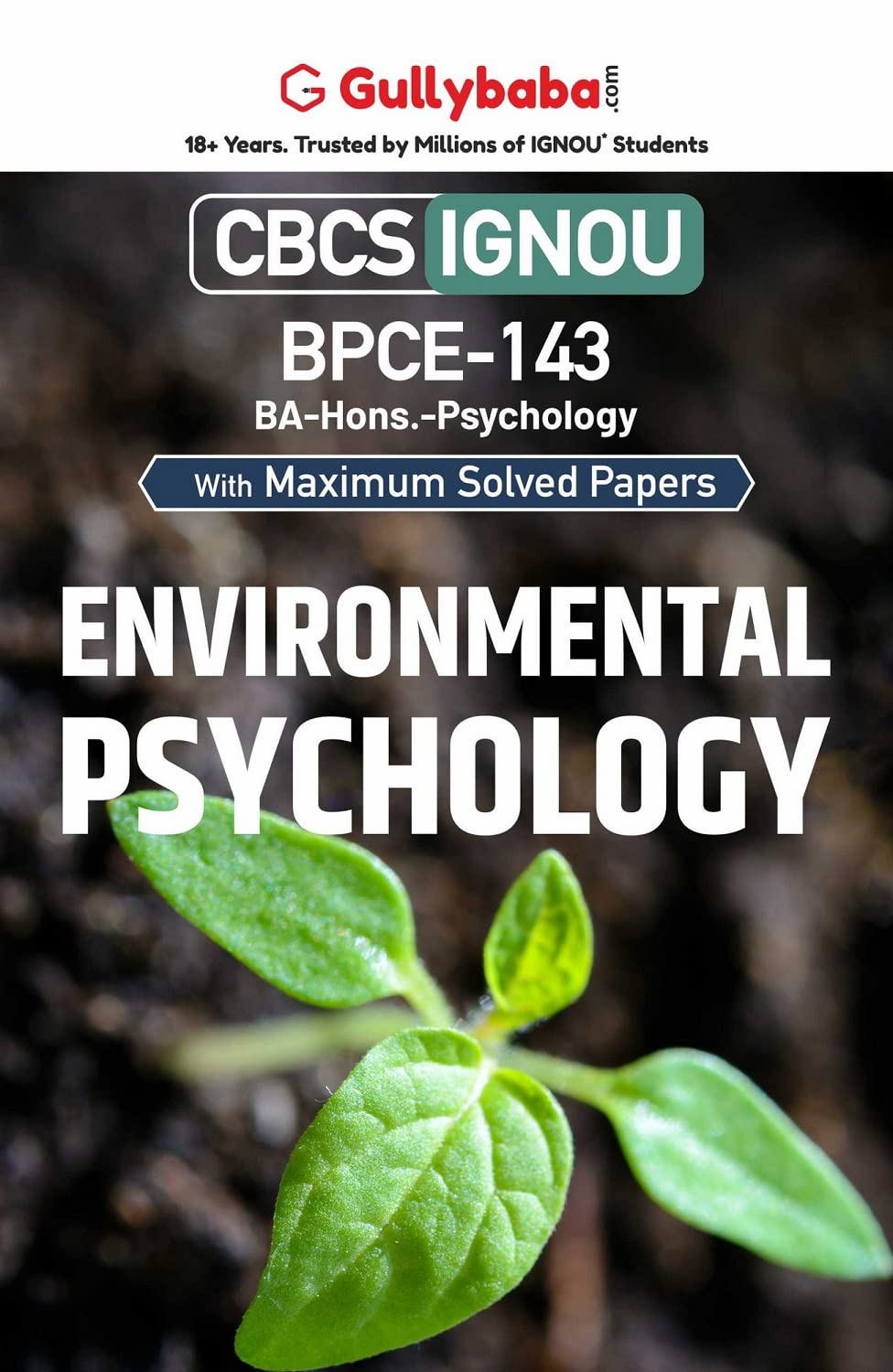 Gullybaba IGNOU BA (Honours) 5th Sem BPCE143 Environmental Psychology in English  Latest Edition IGNOU Help Book with Solved P