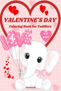 Valentines day coloring book for toddlers: A fun Valentines Day coloring book with cute and in love animals / Valentine Books 
