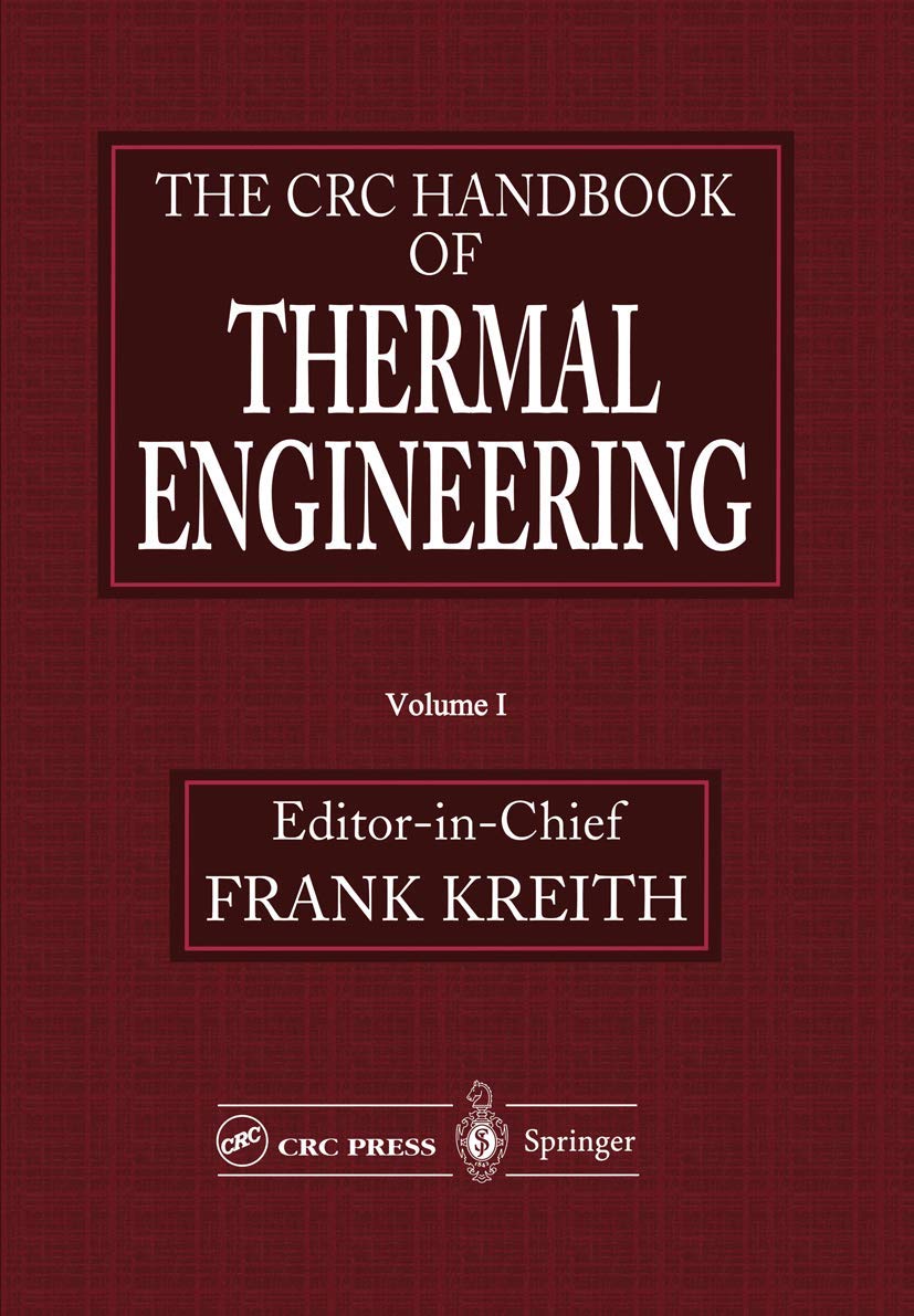 The Crc Handbook of Thermal Engineering 2 Vol Set (Pb 2000) (Mechanical Engineering)