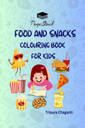 Food and Snacks Colouring Books for Kids: Food and Snacks Colouring Books for Kids