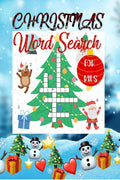 Christmas Word Search for Kids : 40 Christmas Word Finder Puzzle with Solutions; Age 612