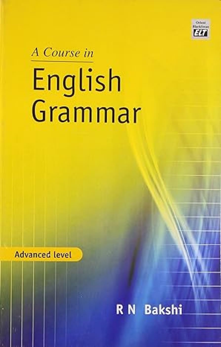 COURSE IN ENGLISH GRAMMAR,A