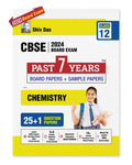 Shivdas CBSE Class 12 Chemistry 25+1 Past 7 Years Solved Board Papers and Sample Papers (including Delhi and Outside Delhi ALL S
