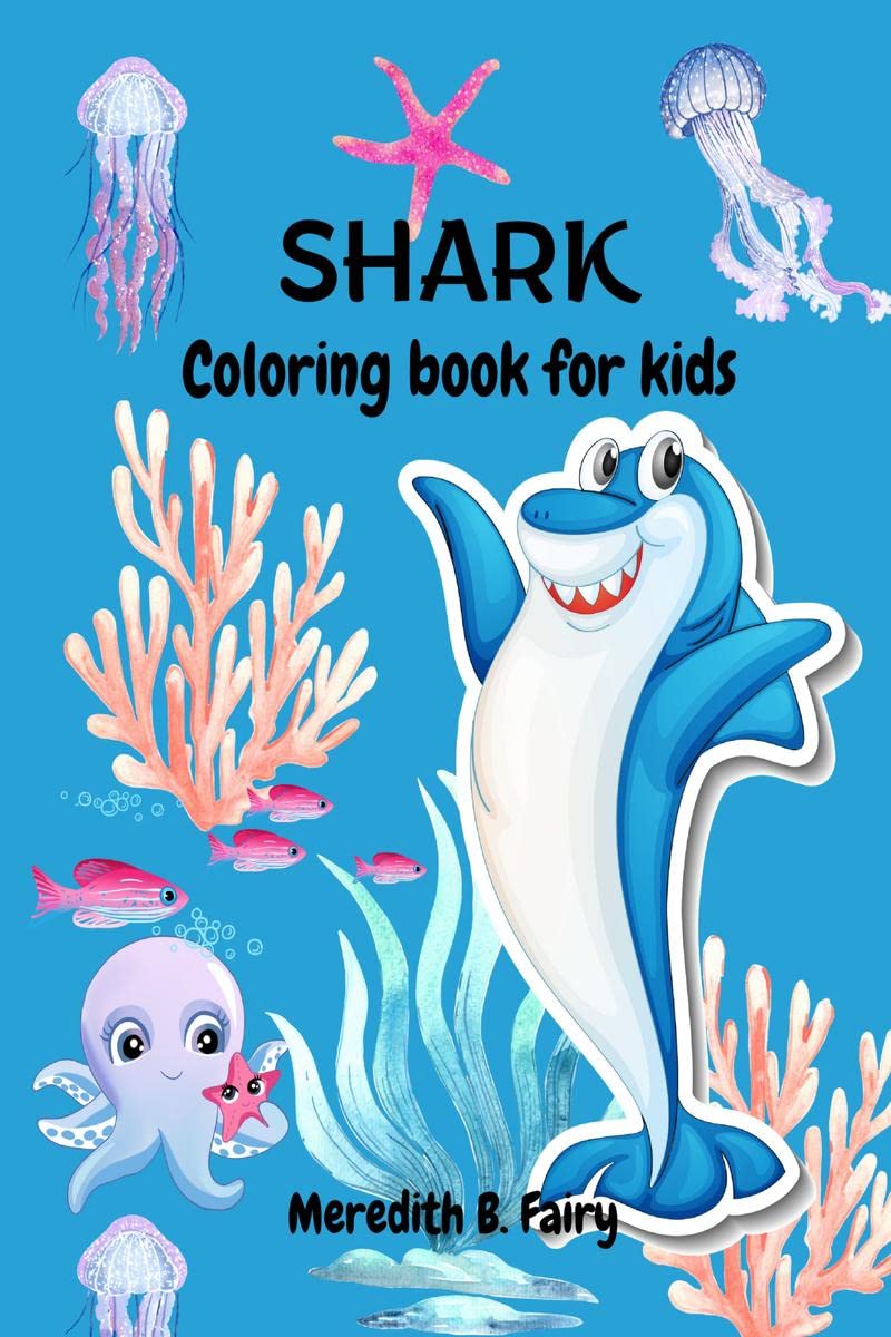 Shark Coloring Book For Kids