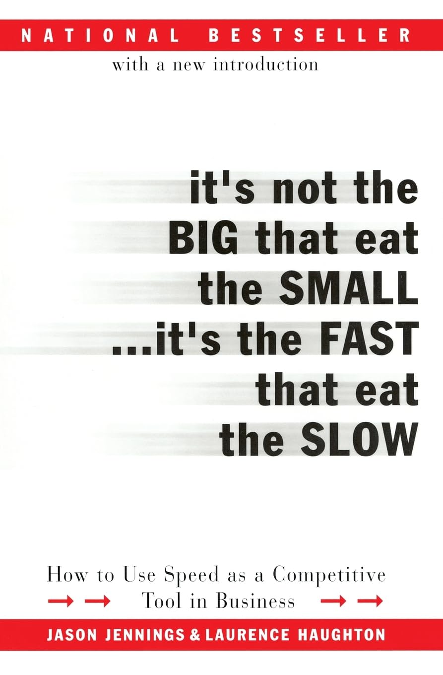 Its Not the Big That Eat the Small...Its the Fast That Eat the Slow: How to Use Speed as a Competitive Tool in Business