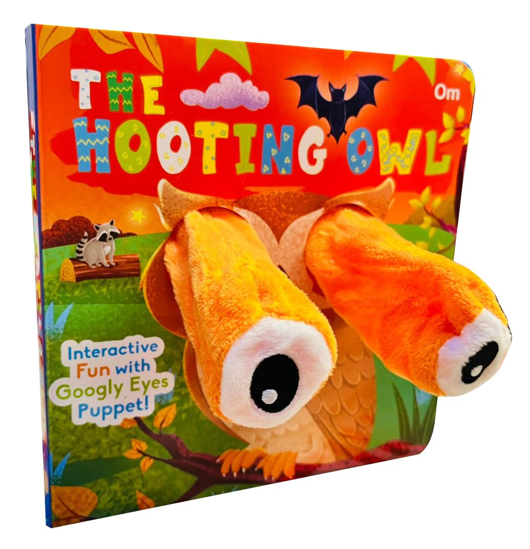The Hooting Owl Googly Eyes Finger Puppet Book for Children: Animal Finger Puppet Board Book for Babies | Fun Interactive Owl To