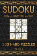 Sudoku 200 Hard Puzzles Volume 4 : Puzzle Book for Adults