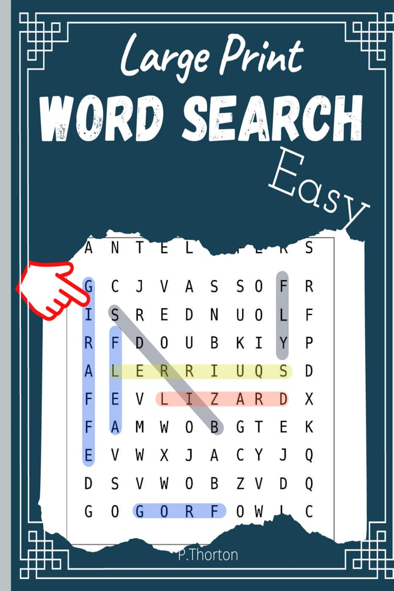Word Search Large Print : Puzzle Book for Smart Kids ages 812 ,The best Game to Improve Vocabulary and Spelling .