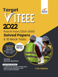 Target Viteee 2022  Past 15 Years (2021  2006) Solved Papers & 10 Mock Tests 11Th Edition