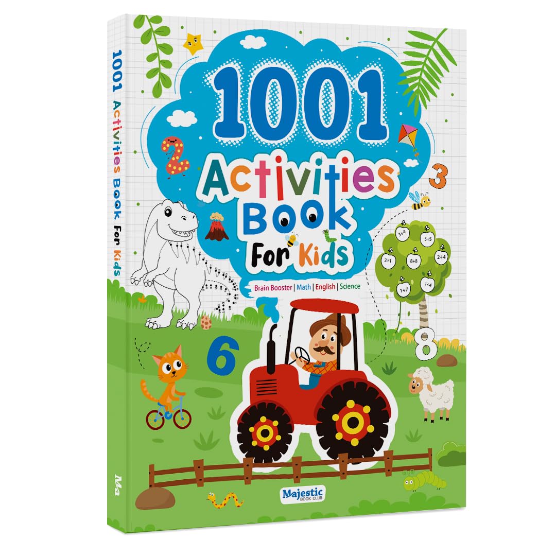 1001 Activity Book For Children Age 5+ | Comprehensive Collection Of BrainBoosting Activities | English, Science, Maths & Brain
