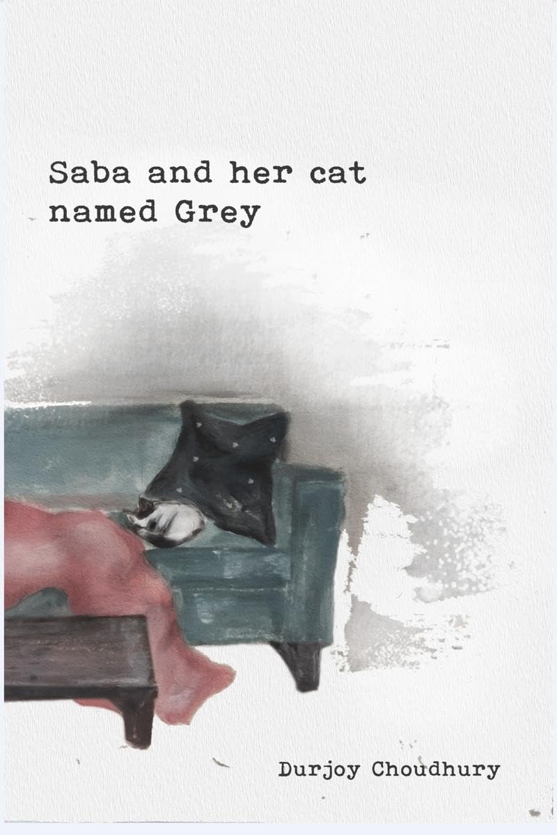 Saba And Her Cat Named Grey