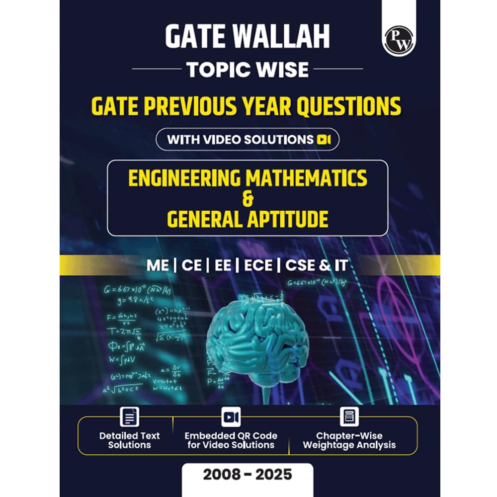 PW GATEWALLAH Engineering Maths & Aptitude Previous Solved Papers For 2026 Exams [Paperback] PW