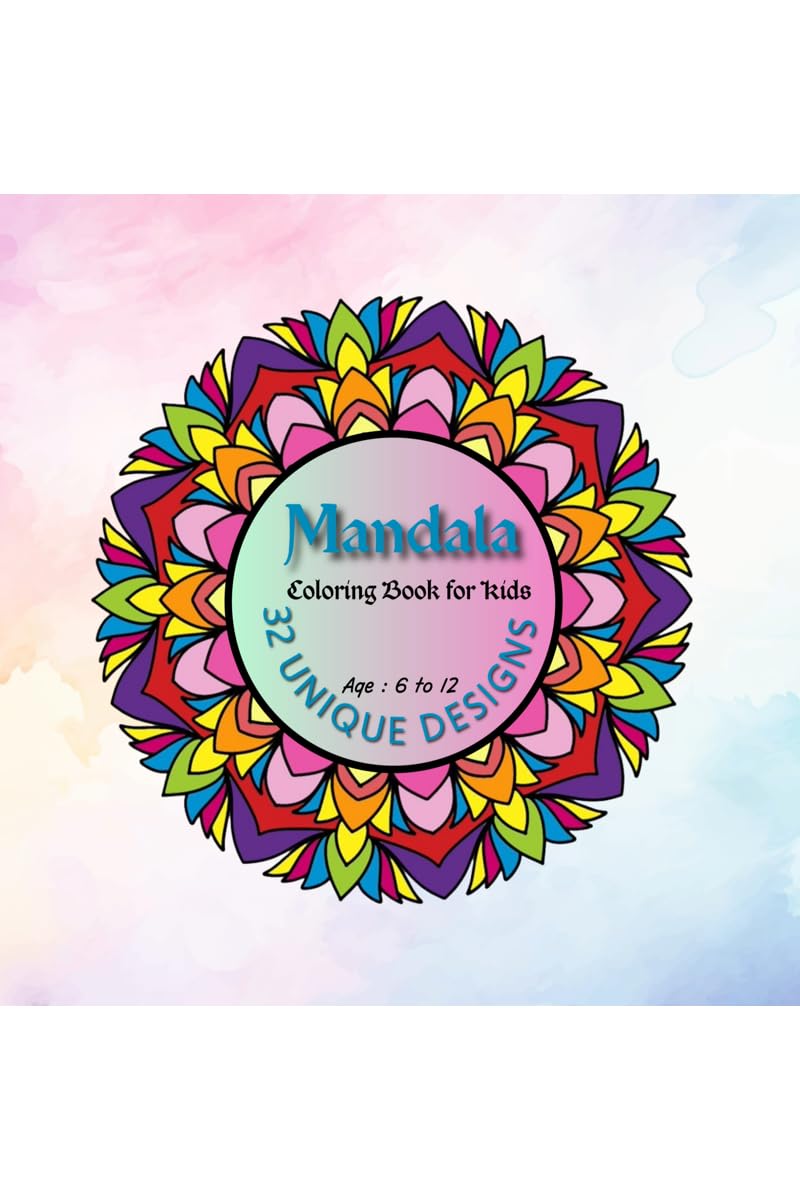 Mandala Colouring Book for Kids: For Kids (6 to 12 yrs)
