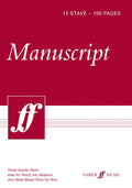 100page A4 Manuscript Pad, 12stave
