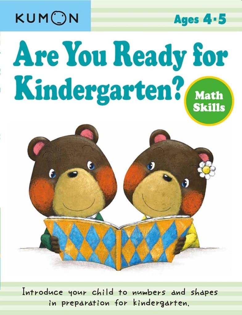 Kumon Are You Ready for Kindergarten? Math Skills (Preschool Workbook), Ages 35, 64 pages, activity book