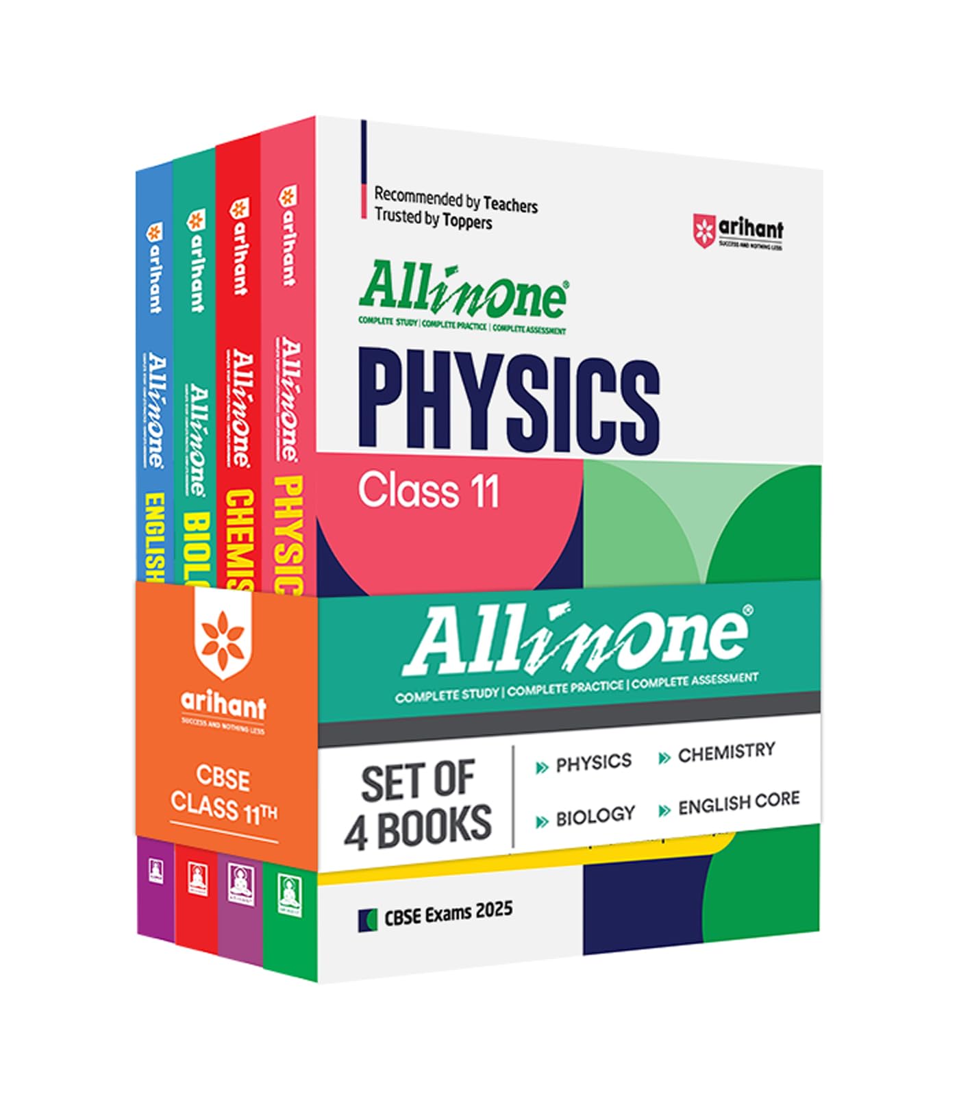 (Old Edition) All In One Combo Class 11Th Physics, Chemistry, Biology, English Core For Cbse Exam 2025