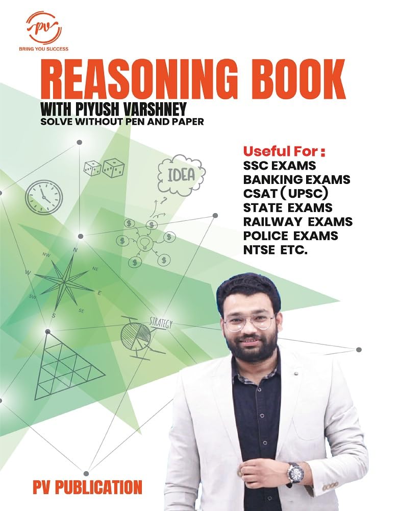 Reasoning Book With Piyush Varshney Solve Without Pen And Paper (English Medium)