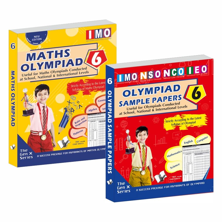 International Maths Olympiad  Class 6 + Olympiad Sample Paper  Class 6 With OMR Sheets