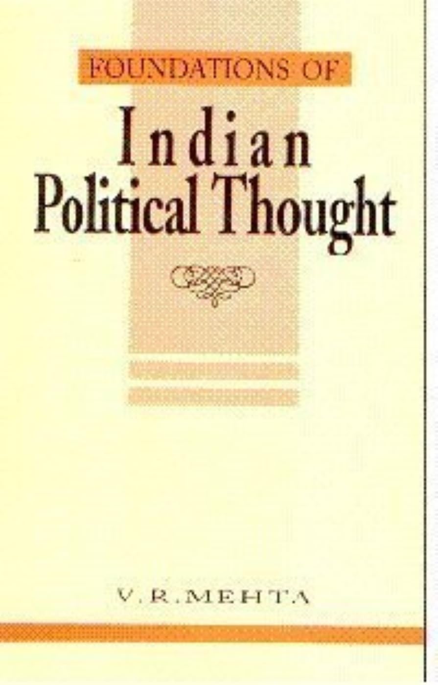 Foundations Of Indian Political Thought (Pb 2022)