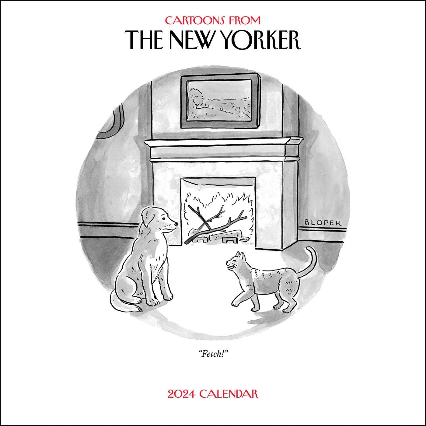 Cartoons From The New Yorker 2024 Wall Calendar: But First, Anxiety