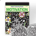 Motivation  Adult Colouring Book : A Relaxation & Stress Relief Coloring Book for Adults, Creative coloring book, Featuring Bea
