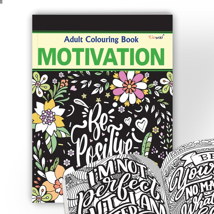 Motivation  Adult Colouring Book : A Relaxation & Stress Relief Coloring Book for Adults, Creative coloring book, Featuring Bea