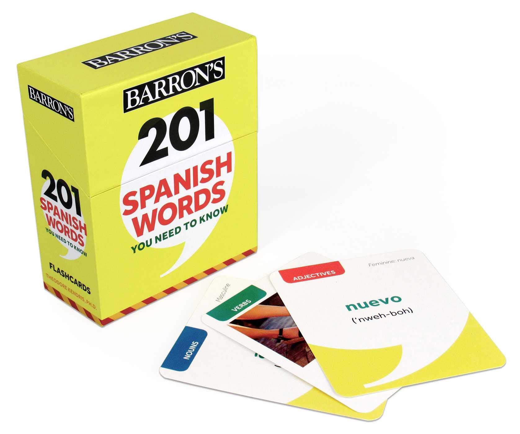 201 Spanish Words You Need to Know Flashcards (Barrons Foreign Language Guides)