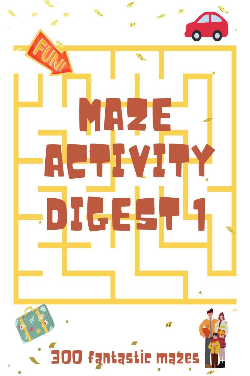 Fantastic Maze Puzzles for All  Book 1