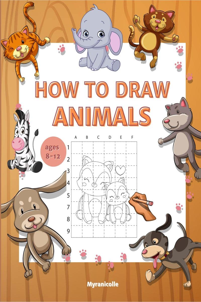 HOW TO DRAW ANIMALS : Learning to draw is easy with the grid copymethod! The grid method has been used forcenturies and is a won