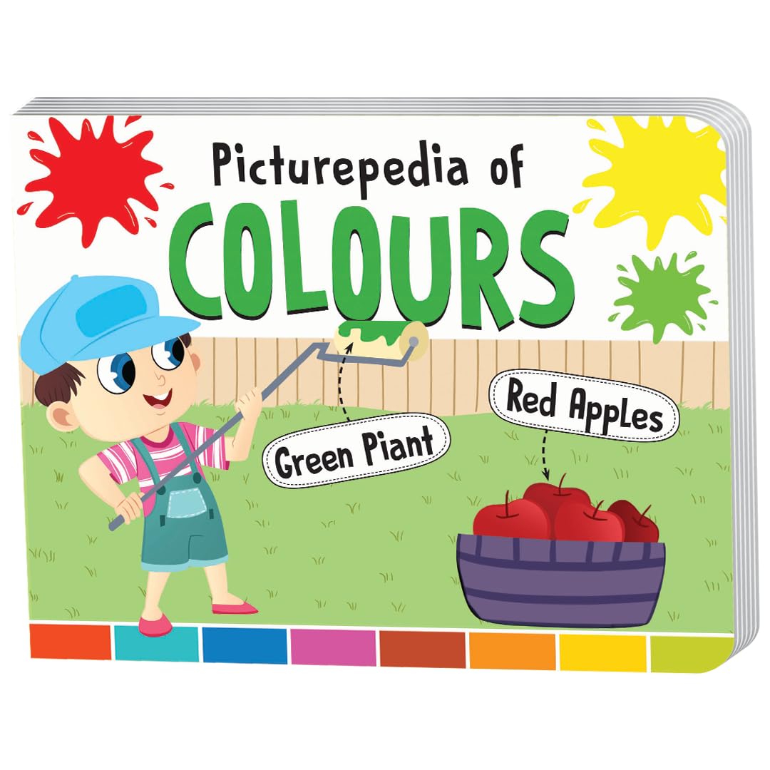 The Book Tree Picturepedia of Colours I Board Book for Kids Age 2+ I Bright & Colourful Pictures I EasytoRead Word Labels I Bu