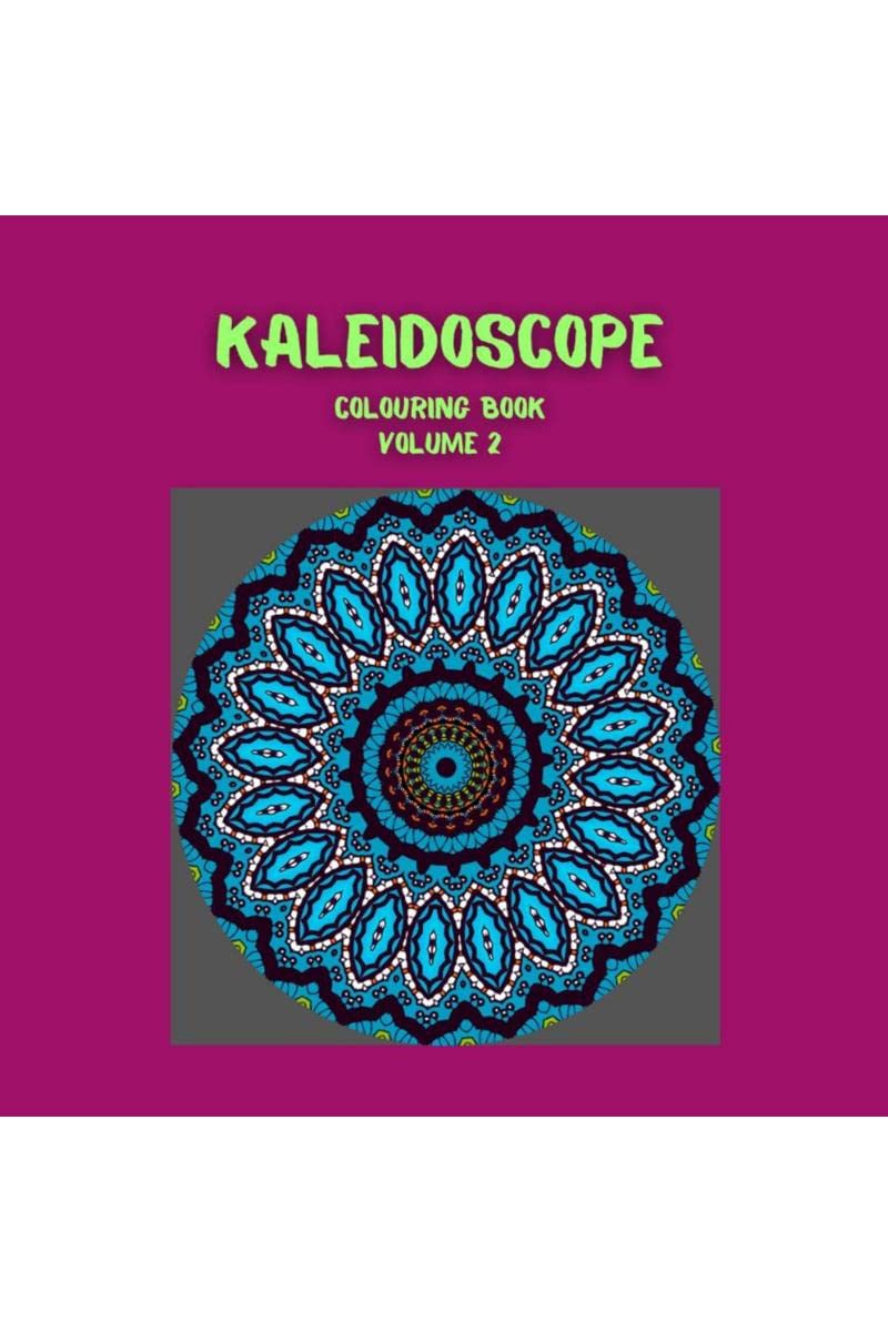 Kaleidoscope coloring book volume 2 : Kaleidoscope Coloring Book: Amazing Drawings With Geometric Shapes | symmetrical and fun m