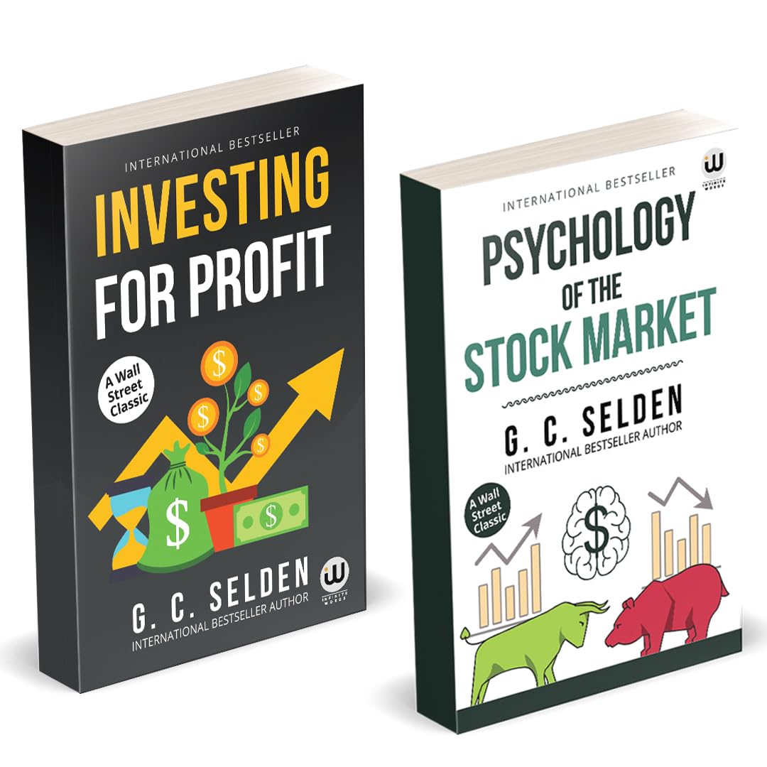 Investing For Profit | Psychology Of The Stock Market | G. C. Selden Book | Combo Gift Set Pack | Gc Selden English Money Books 