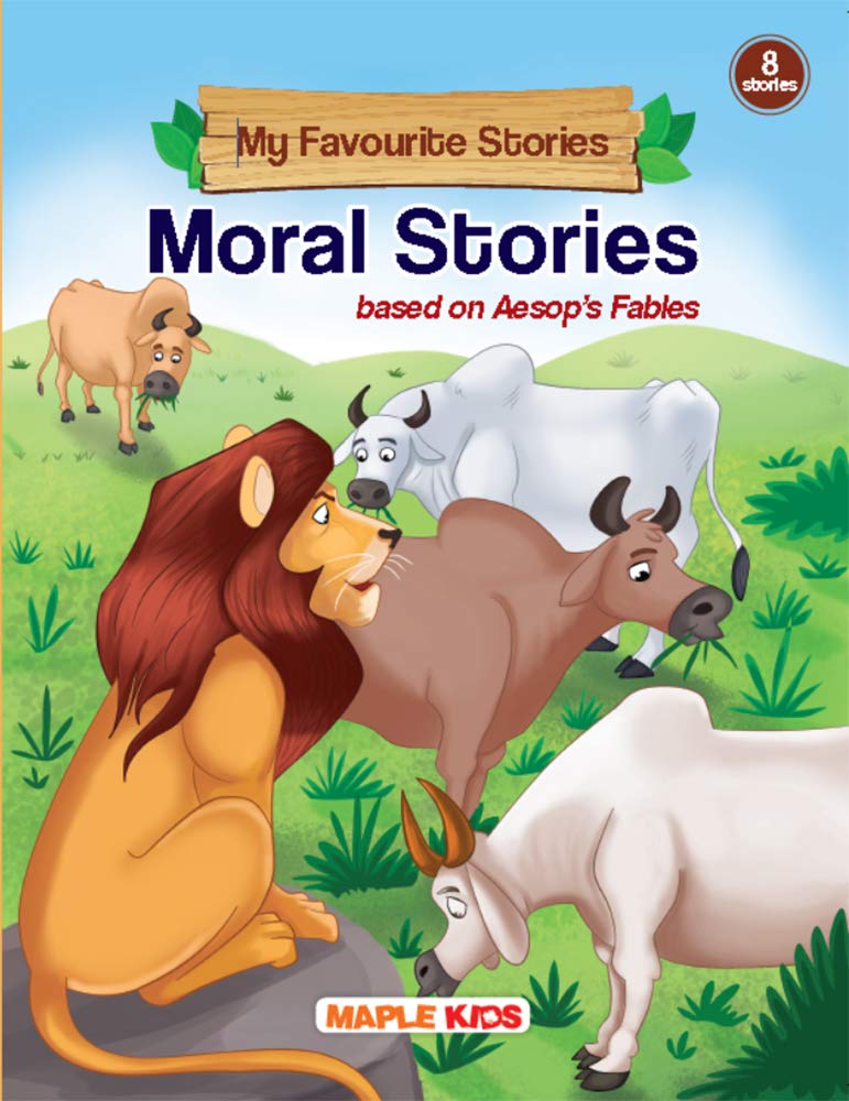 Moral Stories (Illustrated)  My Favourite Stories 8 In 1  Bedtime Stories  Children Story Book  3 Years To 6 Years Old  Rea
