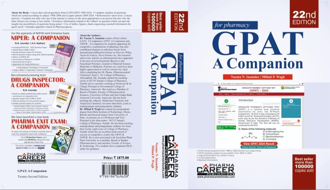 Gpat A Companion By N N Inamdar