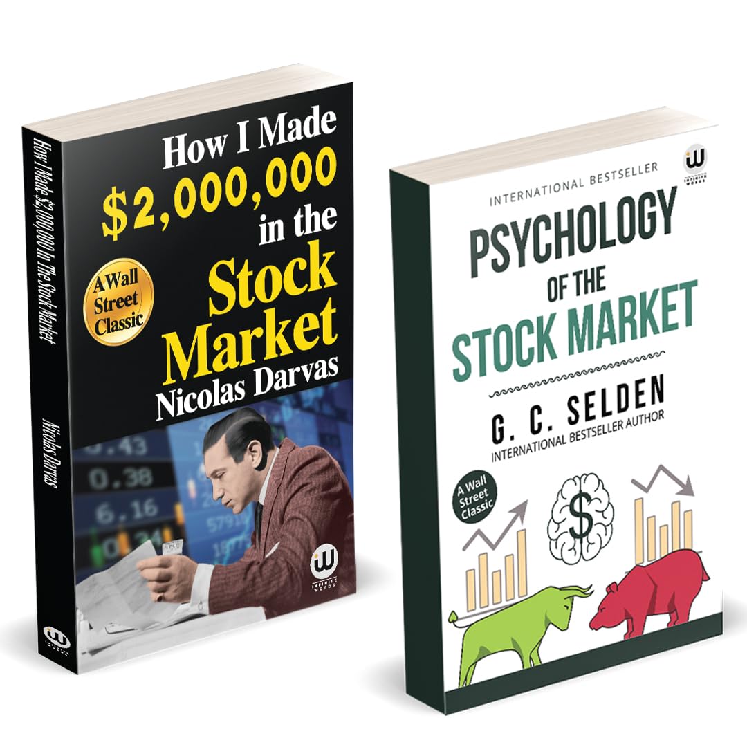 How I Made $ 2,000,000 In The Stock Market | Psychology Of The Stock Market | Nicolas Darvas Book | G. C. Selden | Combo Gift Se