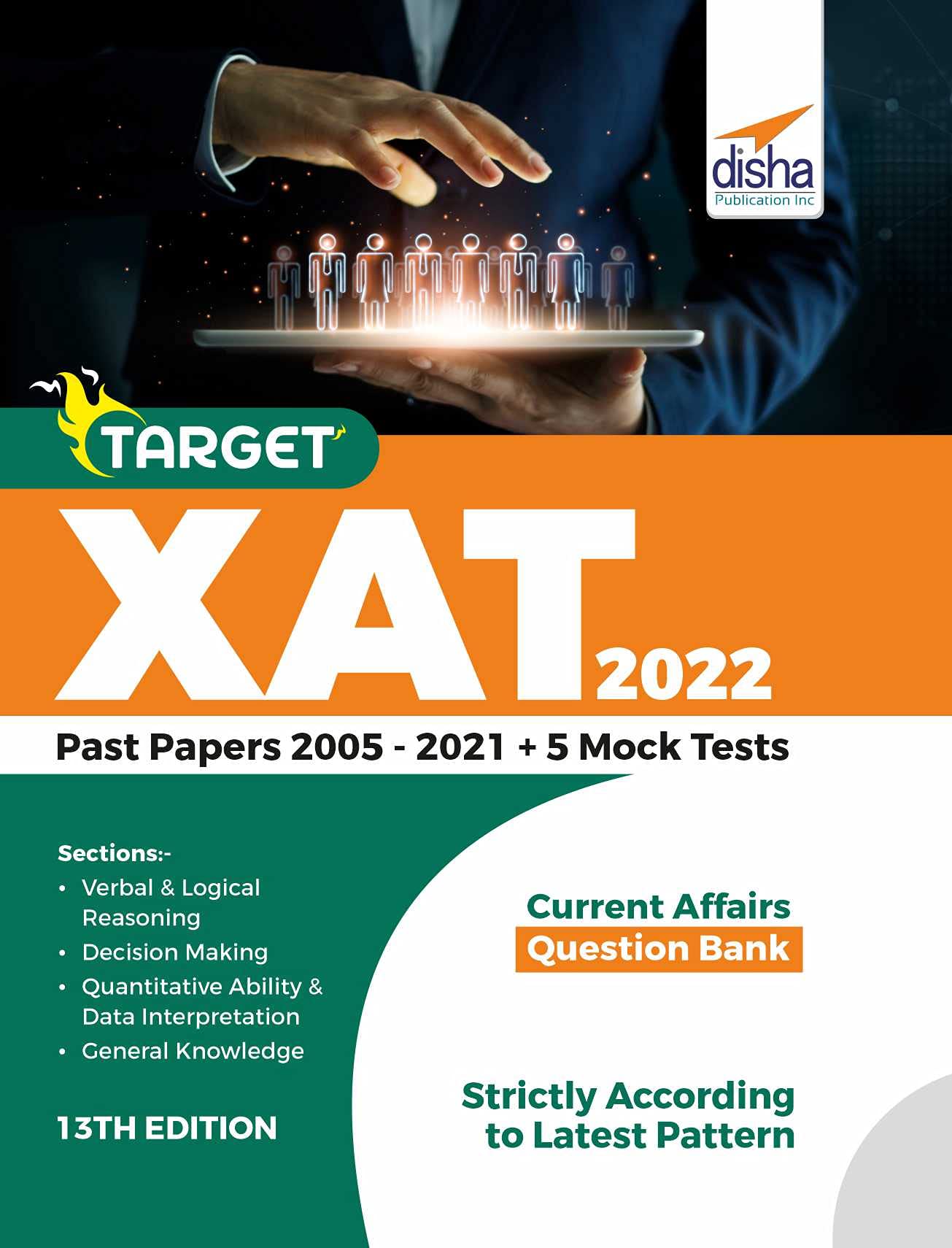 Target XAT 2022 (Past Papers 2005  2021 + 5 Mock Tests) 13th Edition