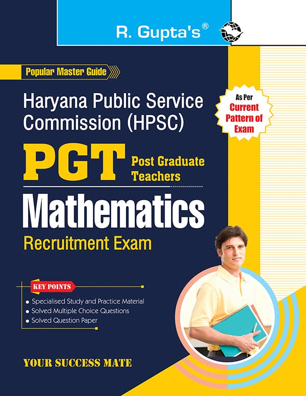 HPSC: PGT  MATHEMATICS Recruitment Exam Guide